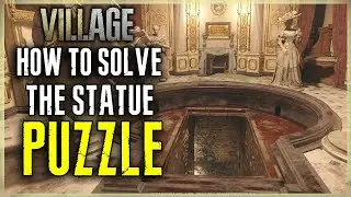 HOW TO SOLVE THE STATUE SCULPTURE PUZZLE IN RESIDENT EVIL 8 VILLAGE - STONE PUZZLE SOLVED RE8 REV RE
