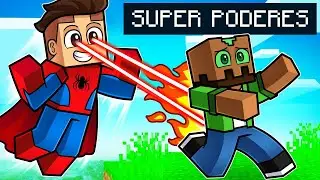 Trolleé a MI AMIGO con SUPER PODERES en Minecraft!