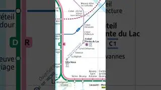 Mise &agrave; jour de janvier 2025 de la carte des m&eacute;tros et des RER - En passant #idfm #carte #tram #train