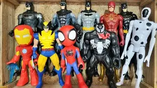 Avengers Superhero Story, Spiderman vs Venom, Ironman, Batman, The Flash, Wolverine, The Spot