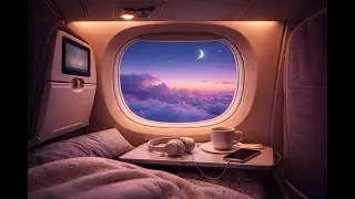 Airplane Cabin White Noise ✈️ Deep Sleep, Study & Relaxation | Calming Aircraft Sound