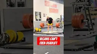 Веганы даже становую тягу толком не умеют...