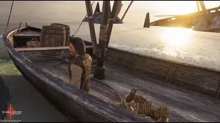 Blade and Sorcery: The Baron gets stuck under a boat and vanishes
