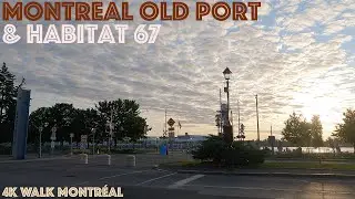 Montreal Summer Walk (July 2021) - Montreal Old Port - Habitat 67 : 4k Morning Walk Quebec Canada