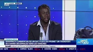 Bacary Sagna (Gravipack) : Le sac &agrave; dos qui transfert sa chargevers les hanches