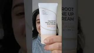 trying Isntree - Yam Root Milk Tone Up Sun Cream