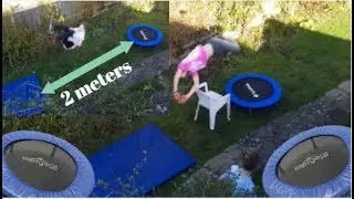 Mini Trampoline Tricks!!!