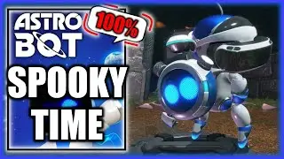 Astro Bot - Spooky Time 100% - All Bots & Puzzle Pieces (All Collectible Locations)