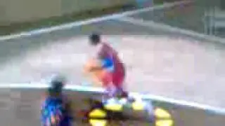 NBA BALLERS: T-Mac jump 2 players STUNT DUNk!!!!