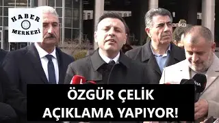 CHP İstanbul İl Başkanı &Ouml;zg&uuml;r &Ccedil;elik, Ankara Adliyesi &ouml;n&uuml;nde a&ccedil;ıklama yapıyor!
