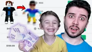 KARDEŞİMİN HESABINA ROBUX ÇEKTİM İSTEDİĞİ HER ŞEYİ ALDI 💸 Roblox