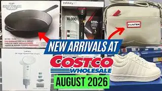 🔥COSTCO NEW ARRIVALS FOR AUGUST 2026:🚨GREAT FINDS! Cast Iron Skillet, 10K L Flashlights & More