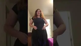 temu review: long blue fire skirt