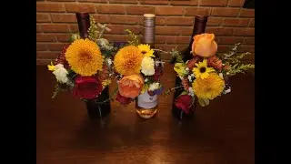 DIY Floral Wine Bottles: Crafting Elegance with Fresh Blooms!