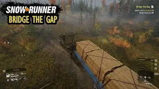 Snowrunner Michigan 44  - Bridge the Gap in Island Lake