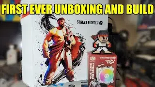 FIRST EVER UNBOXING and BUILD IN THE STREETFIGHTER 6 RYU EDITION CASE and COOLER from COOLER MASTER