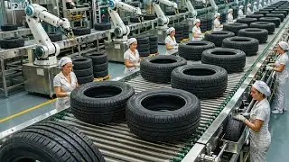 🏭Mega Factory🚘 High Performance Tire Production Line⚙️