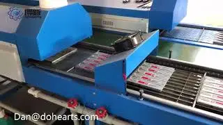 Soft pvc rubber label patches production line oven in the customer field
