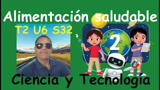 Alimentaci&oacute;n saludable, Evaluaci&oacute;n de unidad 6, Ciencias y Tecnolog&iacute;a 2&deg; grado tomo 2