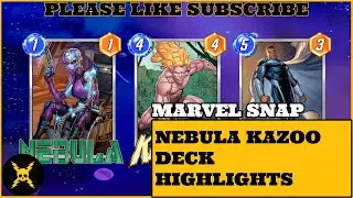 Kazar Nebula Zoo!! Extremely consistent. Deck Highlights Marvel snap !!!