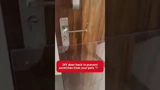 Pets in your home? Try this door hack to prevent scratches!