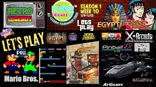 Pinball FX Indiana Jones - Battlestar Galactica - Mario Bros Arcade - AtGames Flipper Friends