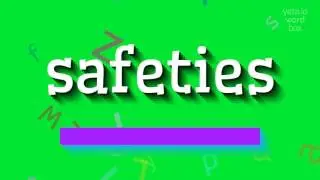 БЕЗОПАСНОСТЬ &ndash; КАК ЭТО ПРОИЗНОШАЕТСЯ? (SAFETIES - HOW TO PRONOUNCE IT?)