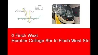 TTC Line 6 Finch West (Humber College Station to Finch West Station) | 2021-23 Alstom Citadis Spirit