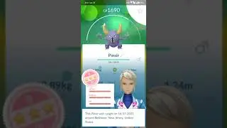 Found #Shundo #Pinsir In Pokemon Go
