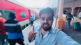 Hyderabad to Delhi by Train | My First Vlog | Journey Begins