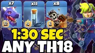 TH18 7X Dragon + 8X Dragon Rider | Using Totem Spell !! Best Rank Push Strategy 🔥 ( Clash of clans )