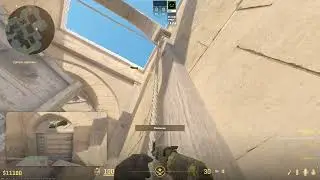 CS2 dust2 instant flashbang grenade for exiting the doors to the long.
