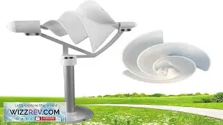 10W Micro Spiral Wind Generator Model Permanent Magnet Generator DIY White Wind
