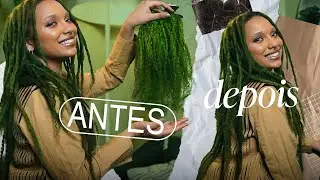 Extensão de DREADLOCKS com CABELO NATURAL - Tutorial