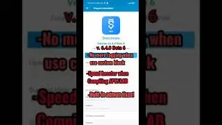 Sketchware V.6.4.0 Beta 6 - Speed Booster and chached system