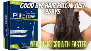 PiliGrow Best Hair Spray For Anti Hair Loss|| Hair Growth Serum || Khan Fam official..