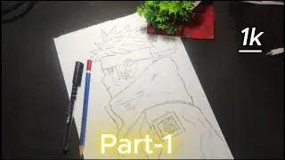 Anime Character Drawing | Step by Step Pencil Sketch