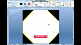 How to make a simple certificate design in Microsoft word 😊🥰 easy and simple certificate design