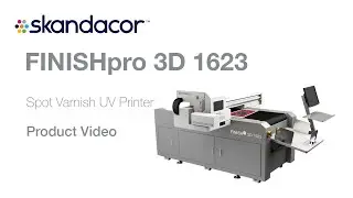 FINISHpro 3D 1623 - Spot Varnish UV Printer by Skandacor