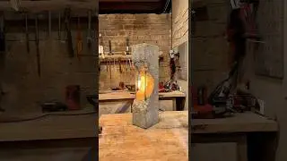 Anleitung ⬇️ Betonlampe ganz einfach selber bauen 🛠️💡 #beton #lamp