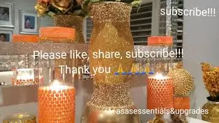 RECOMMENDED:How to create Large Gold Crushed Glass with Glitter Flower Vase @asasessentials&upgrades