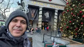 Rolê sábado em Boston clima de Natal 🎅 🎄 