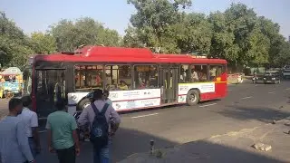 DTC Bus 604 + From Lado Sarai Qutub Minar to New Delhi Railway Station + Delhi Transport Corporation