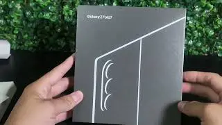 Unboxing samsung ZFold 7 verde menta ASMR
