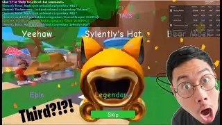 I HATCHED A 3RD SYLENTLYS HAT ON STREAM! WTF 16TH SECRET HATCHED (Roblox BGS)