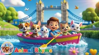 Row Your Boat & London Bridge Mashup | Jack&rsquo;s Viral Animal Teamwork | Collaboration