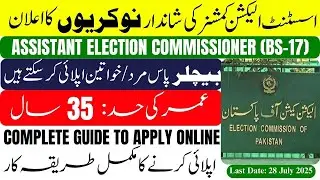 How to apply for Assistant Election Commissioner | ECP JObs 2025