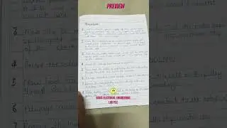 Basic Electrical Engineering Lab Aktu Preview of the practical file #motivation #file #aktu