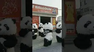 Fur Panda Mascot Inflatable 9773825771 #mascot #imported #chinese
