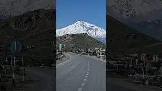 Хор Вирап на фоне горы Арарат #армения #арарат #хорвирап #гидвармении #shorts